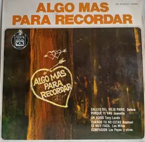 Comprar Jch-varios Artistas Algo Mas Para Recordar Romantico Lp