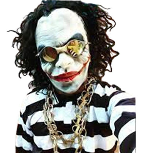 Máscara Facial Do Coringa Com Boca Flexível