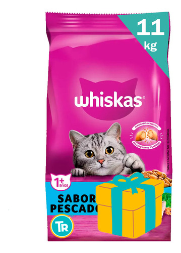 Racion Gato Whiskas Pescado + Obsequio + Envio Gratis