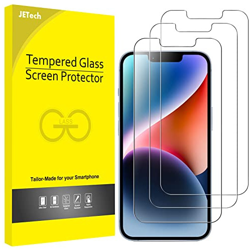 Jetech Protector De Pantalla Para iPhone 14 De 6,1 Pulgadas,