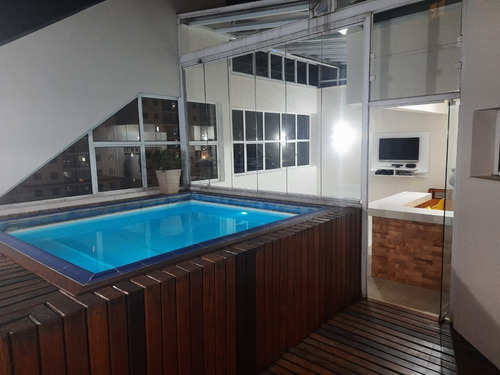 Imagem 1 de 27 de Vendo Cobertura Duplex Com Piscina Aquecida, Área Gourmet, 2 Dorms (1 Suíte), 3 Vagas