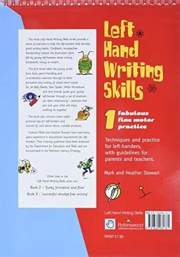 Book : Left Hand Writing Skills (bk. 1) - Mark Stewart
