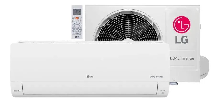 Ar Condicionado LG Dual Inverter AI Voice 24000 BTU Quente e Frio 220V