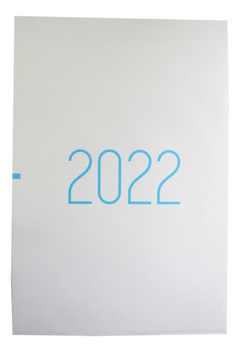 Imagem 2 de 6 de Miolo De Agenda 2022 Refilado A5 (20x13,5cm) Com 176 Folhas