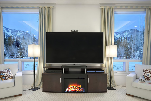 Consola - Calefactor Chimenea Para Tv De Hasta 70