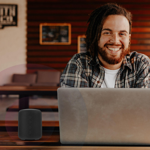 Altavoz Inalámbrico Impermeable Con Ranura Para Tarjetas Par