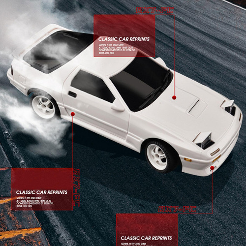 Vehículo Modelo De Alta Velocidad 1:18 Con Luces De 10 Km/h