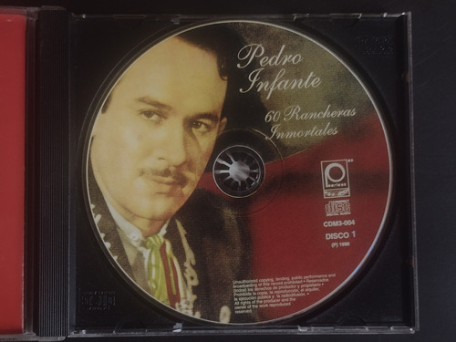 Cd Pedro Infante 60 Rancheras Inmortales Disco 1 Y 3 (Usado)