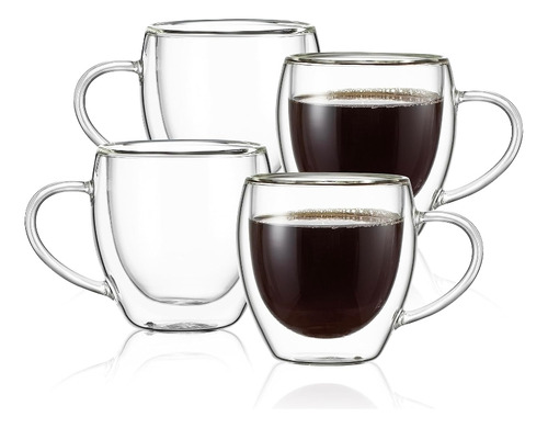 Taza Posillo Cafe Expreso 150ml Capuchino Doble Pared