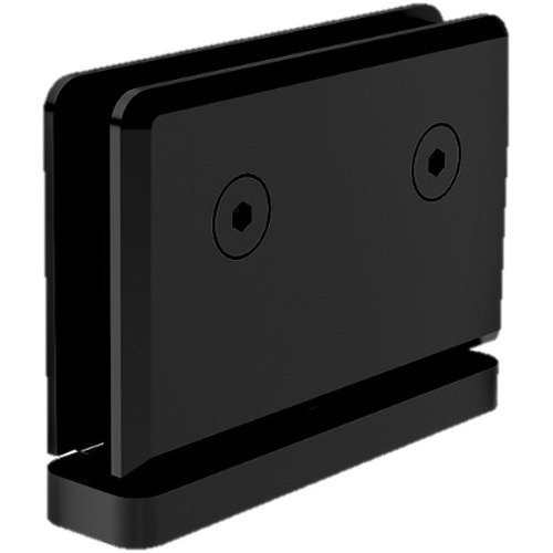 Bisagra Pivotante Negro Mate Para Puertas Cristal Templado