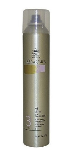 Keracare Aceite Sheen Spray Con Humedad Bloque, 10 Oz.