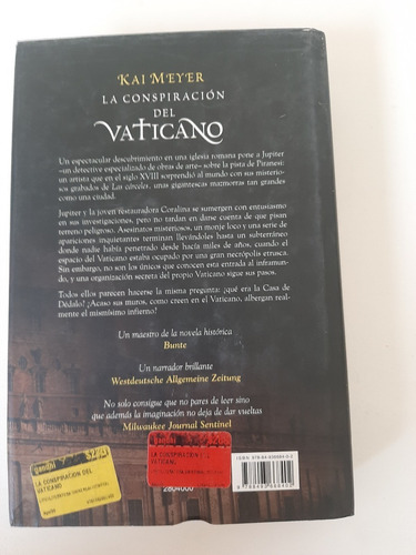 Libro La Conspiración Del Vaticano - Kai Meyer (Usado)