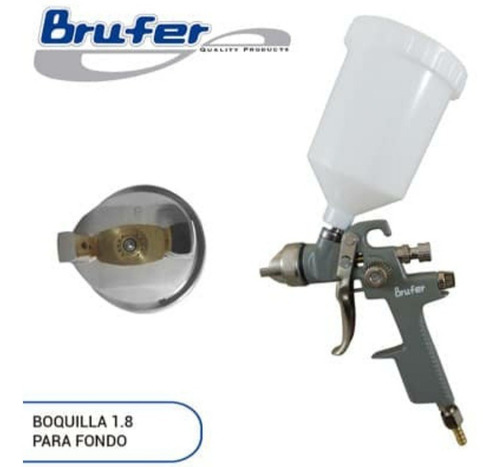 Pistola Profesional De Gravedad.brufer.ab-17p.boquilla 1.8