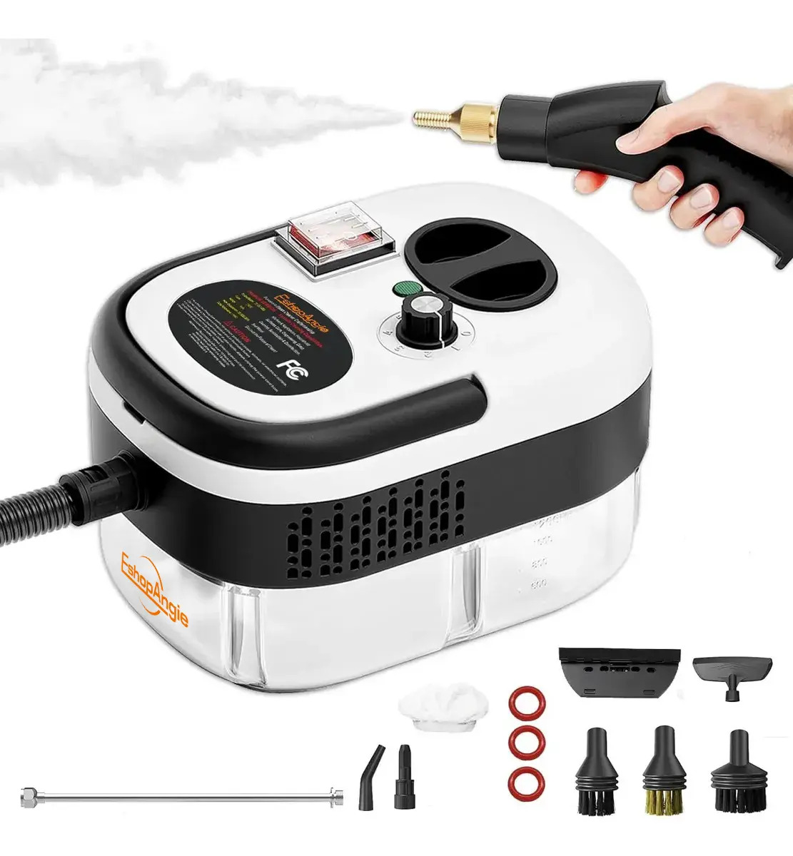 Limpiador De Vapor A Presión De Alta Temperatura De 2500w Blanco