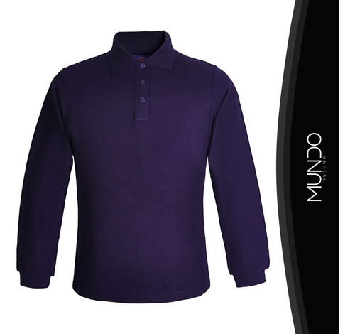 Polera Polo Manga Larga Mujer Premium