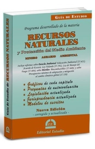 Guía De Estudio Recursos Naturales - Ed: Estudio