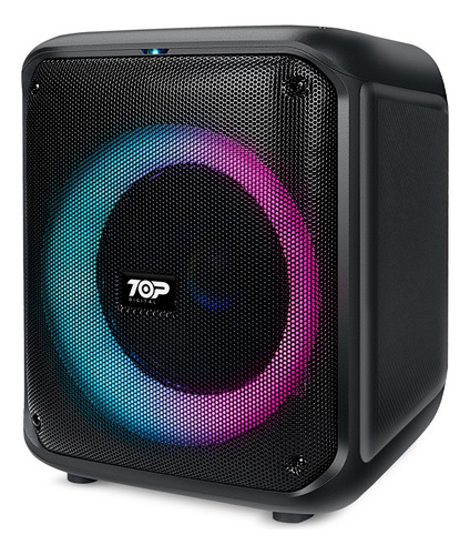 Parlante Portátil Top Digital 60w Bluetooth Fm Micrófono Color Negro