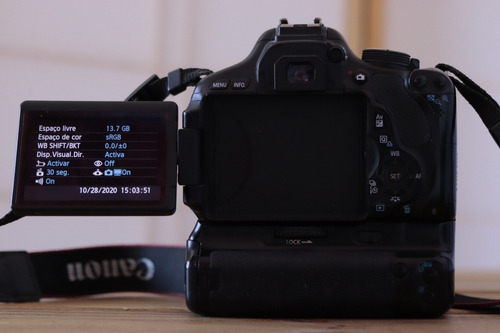 Canon T3i + Crip + 6bat / 81k De Click Super Conservada