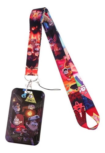 Portacredencial + Lanyard Mabel Gravity Falls