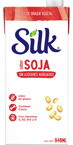 Silk Bebida De Soja 946 Ml Sin Azúcar