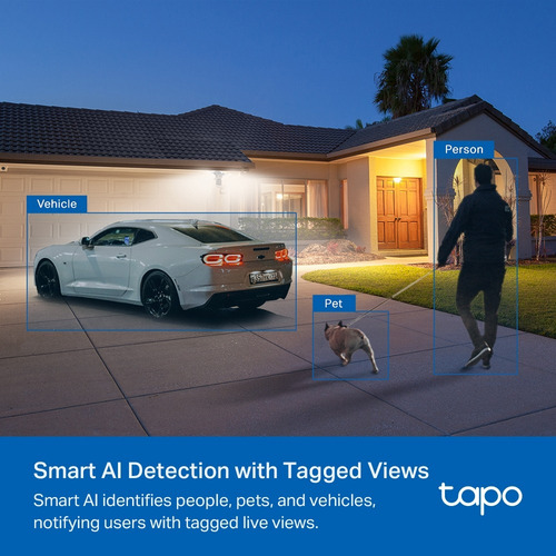 Tp-link Tapo C720 Cámara De Seguridad Wifi 2k Con Reflector
