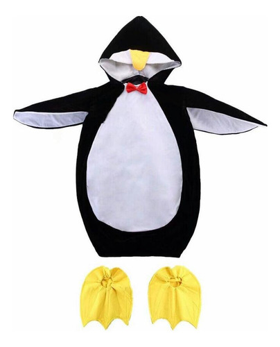 Disfraz De Cosplay De Pingüino Para Bebés Y Niñas, Mono