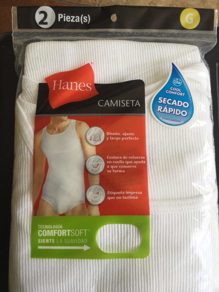 Hanes Camiseta Interior para Hombre Pack de 7