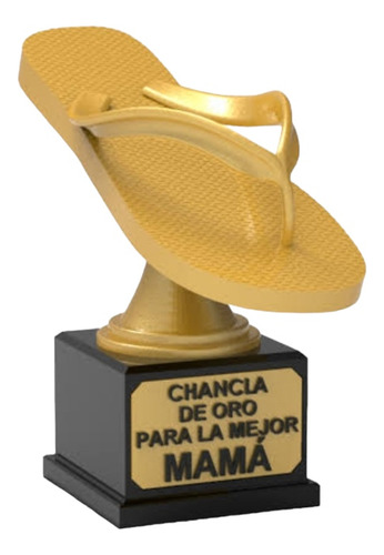 Trofeo Chancla Para Mamá Día De Madres 