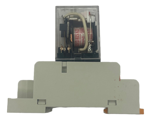 Relevador Zj13f-2pl 220vac 10a, 8 Pines Dpdt Ry2 Con Base