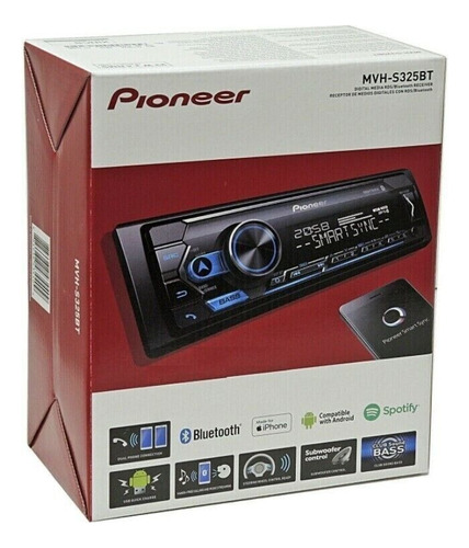 Pioneer Mvh-s325bt Reproductor Original /rca R/sw Aux Bt Usb