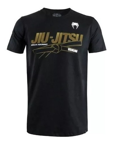 Remera De Algodón Venum Jiu Jitsu Power Dark