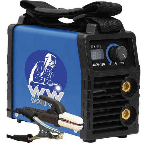 Máquina De Solda Inversora Arcw-120 120a Digital Portátil 220v Wwsoldas