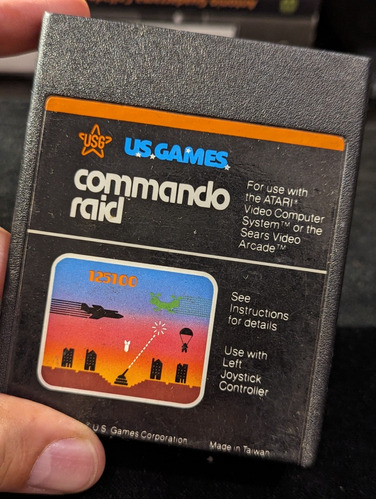 Videojuego De Atari 2600 Comando Raid