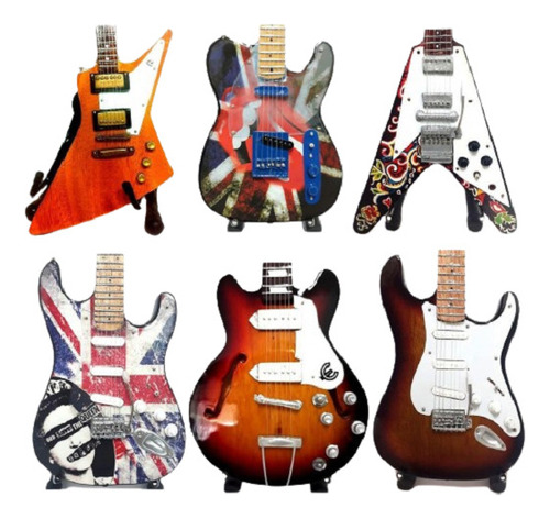 Guitarra En Miniatura Ideales Para Coleccionistas Importada