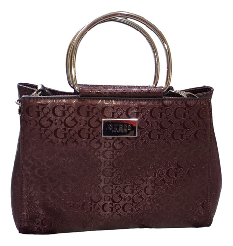 Bolsa Guess Original, Nueva Color Tinto.  Diseño Monograma