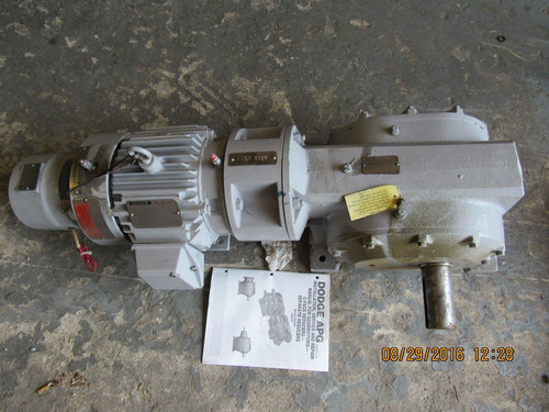 Dodge Gear Reducer 180cm28a50 Ratio 50.0:1 W/ 3 Hp Motor Ssk