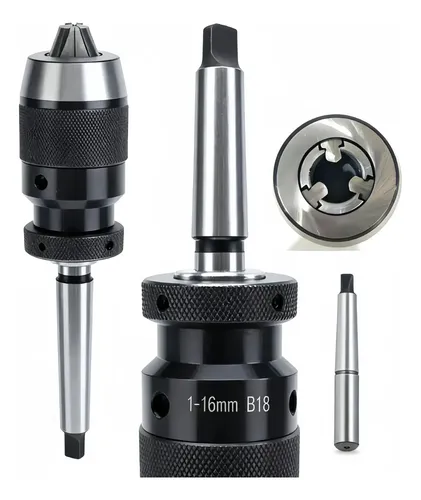 Mandril Aperto Rápido Furadeira 5/8 Pesado + Haste Cm2 X B18
