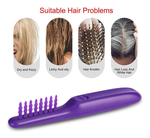 Cepillo Desenretador Para Cabello Liso Grueso, Cepillo Para