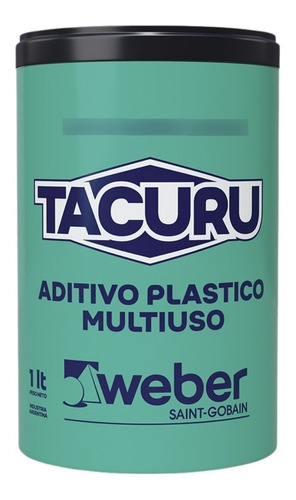 Aditivo Vinílico Plástico Weber Tacuru Pared Piso Techo 1 Lt