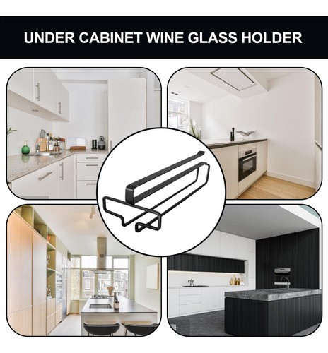 Soporte Para Copas De Vino De Metal Estante Para Perchas Par