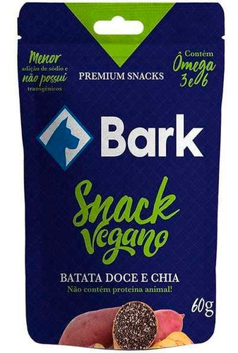 Bifinho Vegano Batata Doce E Chia 60g Bark Full