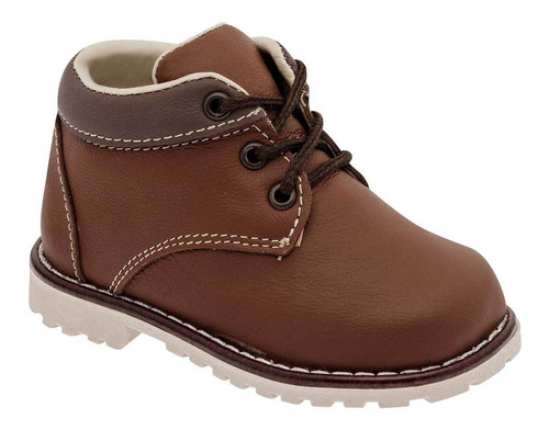 Bota Y Botin Acertijo 2013 Color Cafe Para Niño Tx2