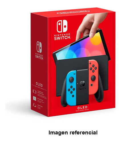 Consola Nintendo Switch Modelo Oled Neón Color Rojo