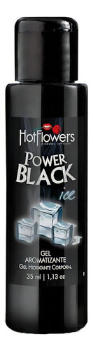 Gel Beijável Refrescante Excitante Lubrificante Hot Flowers Sabor Black Ice