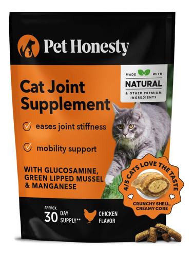 Salud De Articulaciones Para Gatos Pet Honesty 30 Chews