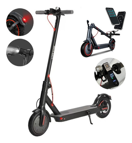 Patinete Scooter Elétrico Até 45km Rápido Com Freio A Disco