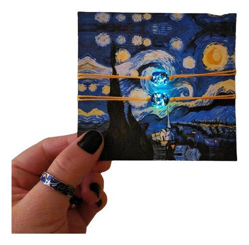 Pulseiras Noite Estrelada De Van Gogh - Brilha No Escuro