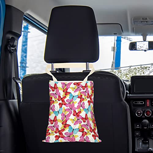Bolsa De Basura Automóvil Diseño De Mariposa, Bolsa D...
