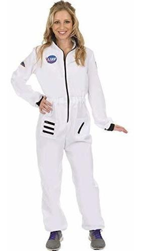 Damas Astronauta Blanca Spacewoman Space Nasa Traje De