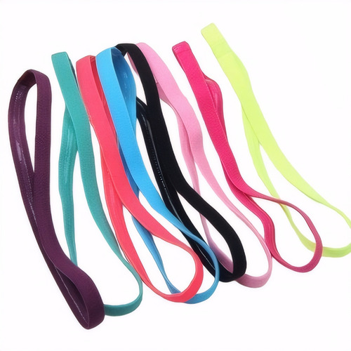 12 Uds Bandas Deportivas Delgada Elásticas Para Cabello